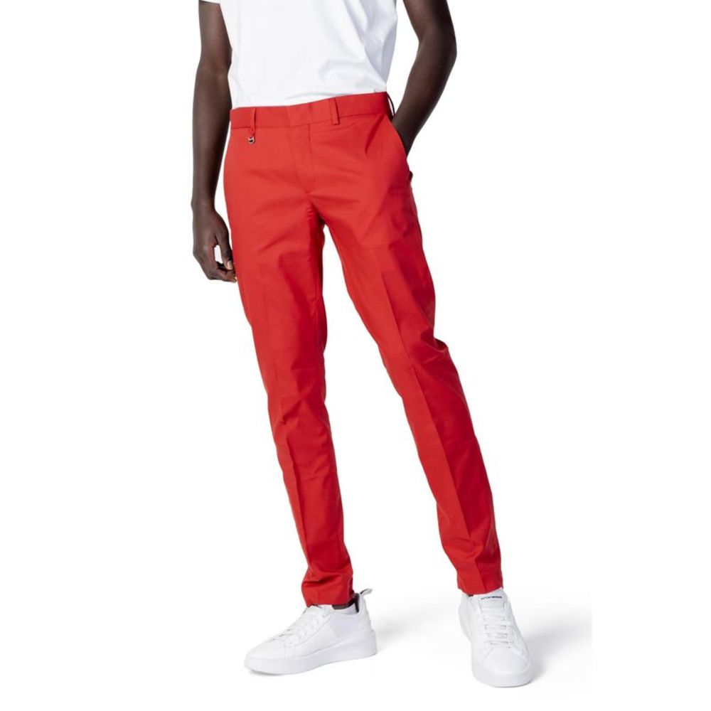Antony Morato Cotton Blend Trousers with Zip Button Fastening